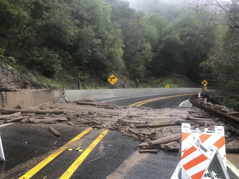 Storm brings flooding, landslides across California