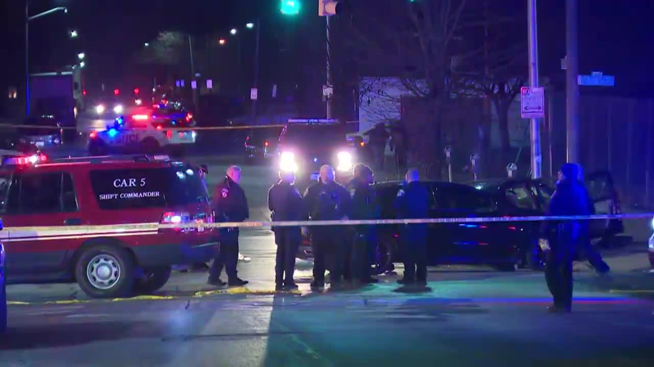 1 dead, 4 injured in Baltimore shooting, crash: Police