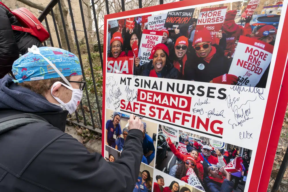 C NYC s hospitals p prep r for e nurse e strike d amid ne
