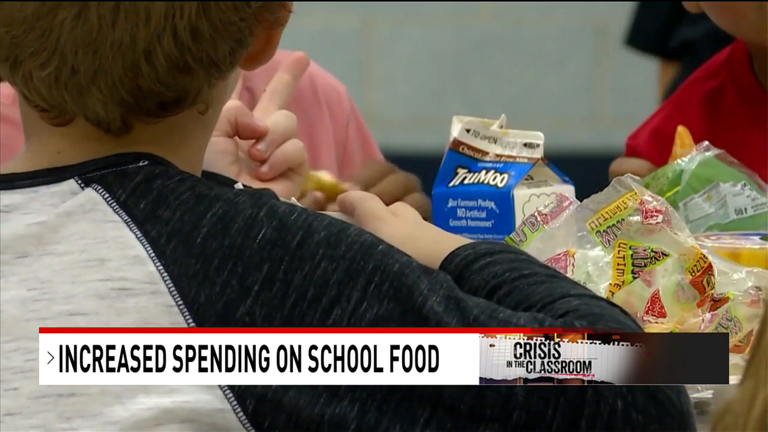 Schools struggle to provide meals for kids as inflation sends food costs soaring