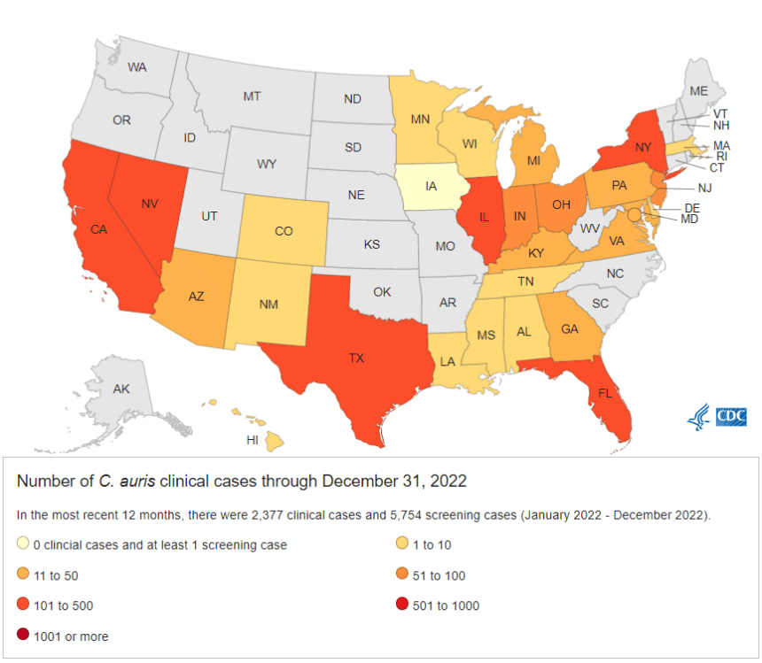 Deadly fungal infection spreading at an alarming rate, CDC says