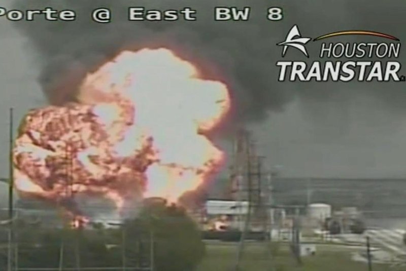 Massive explosion, fire at Texas chemical plant injures one person