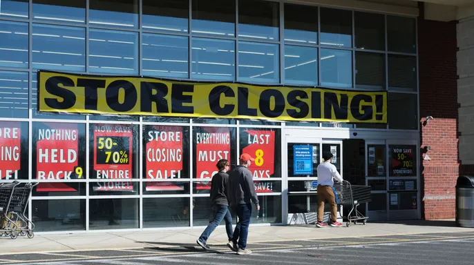 50k stores could close in five years due to a slowdown in consumer spending, ecommerce demand