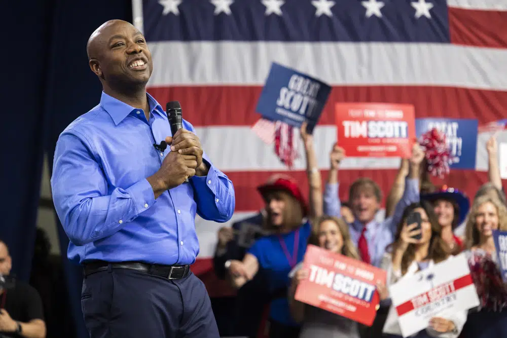 Tim Scott launches 2024 presidential bid seeking optimistic contrast with other top rivals