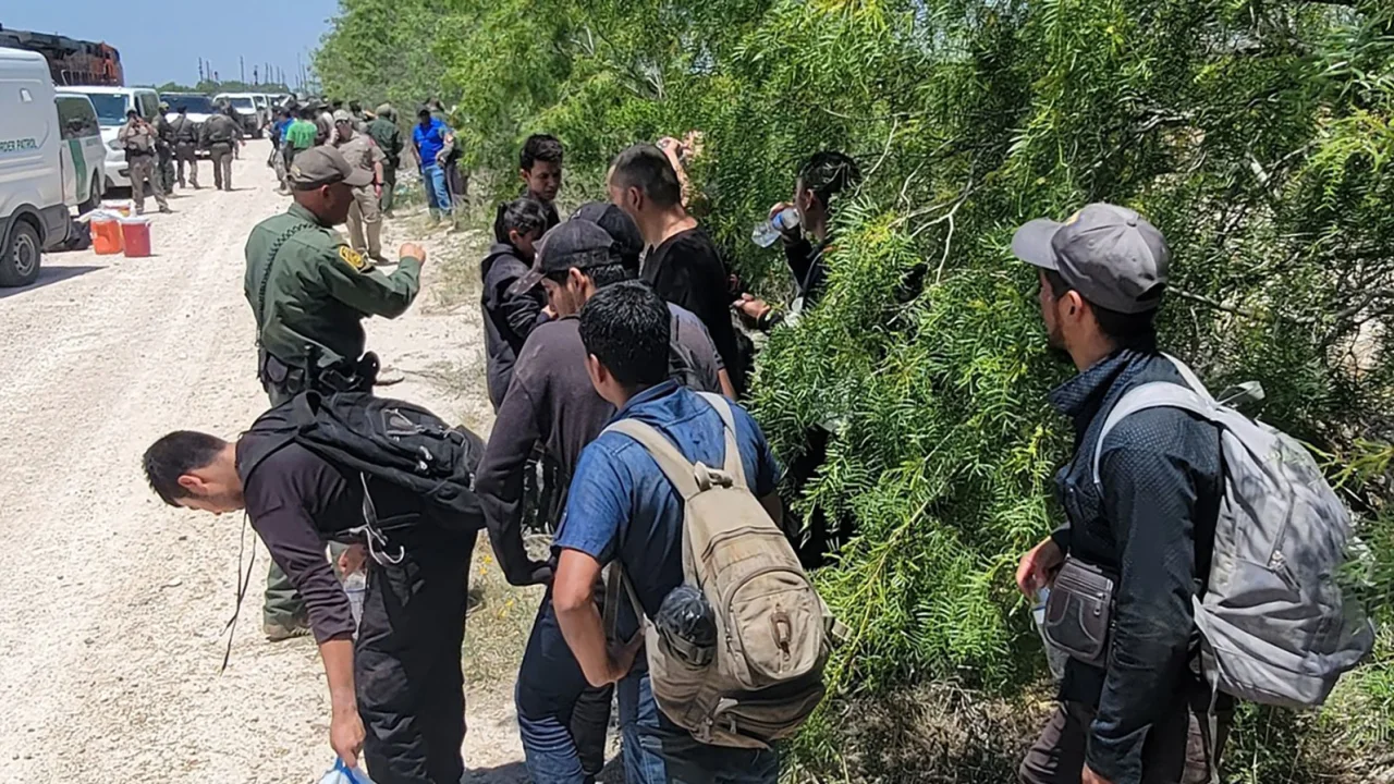 More than 100 migrants found aboard train near US-Mexico border, days before Covid-era border policy expires