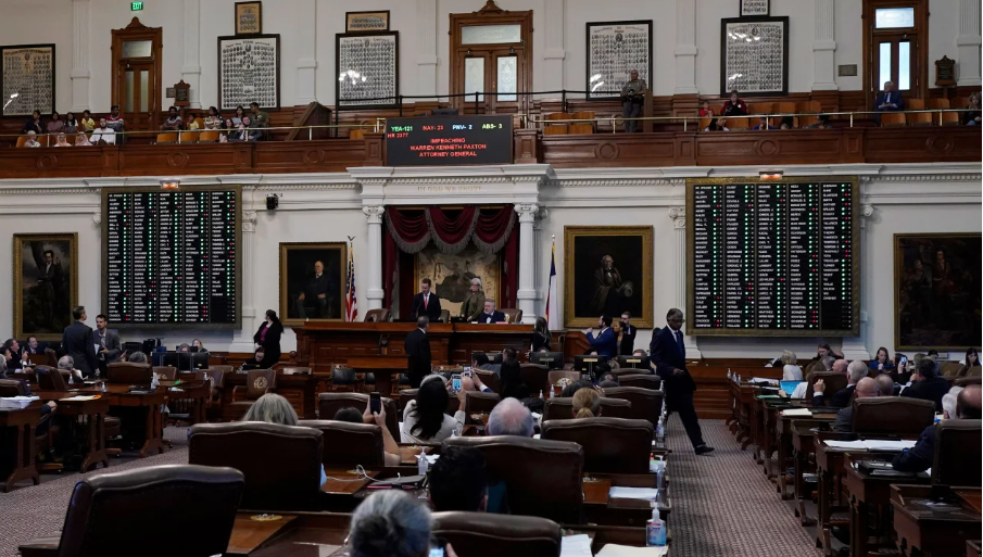 Texas House of Representatives votes to impeach Attorney General Ken Paxton