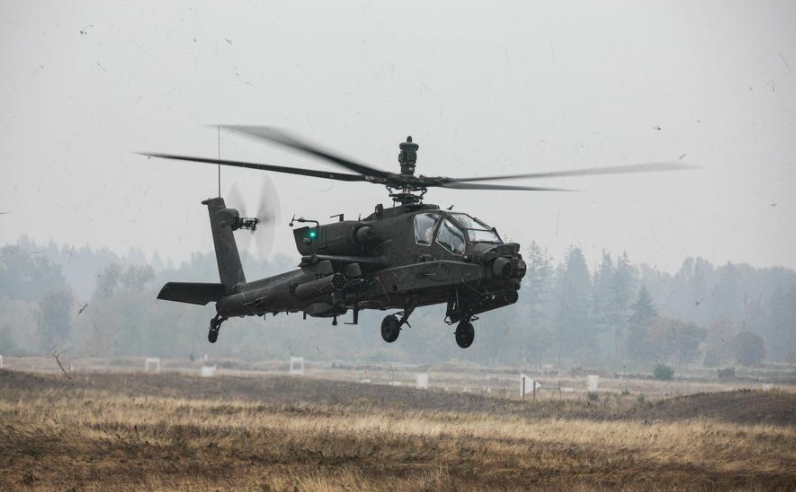 Army Apache helicopter crashes during training near Seattle, crew taken to hospital