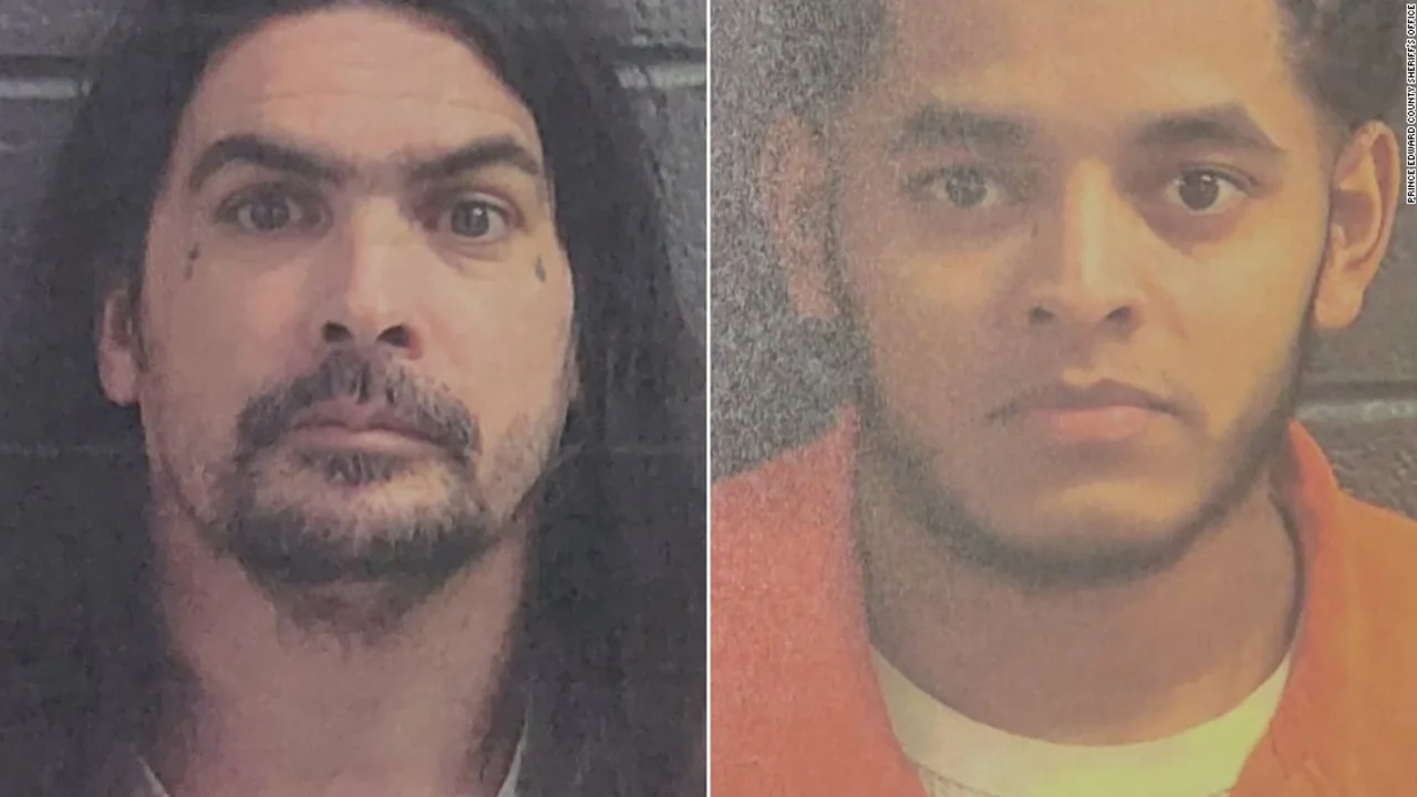 Virginia and North Carolina authorities are searching for two jail escapees, one of whom is charged with murder