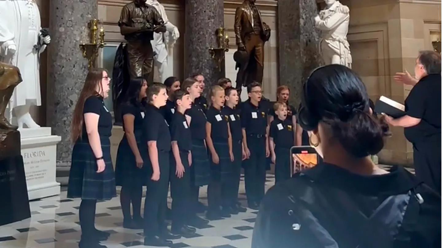 Capitol Police stop youth choir during national anthem performance, sparking outrage: ‘I was shocked’
