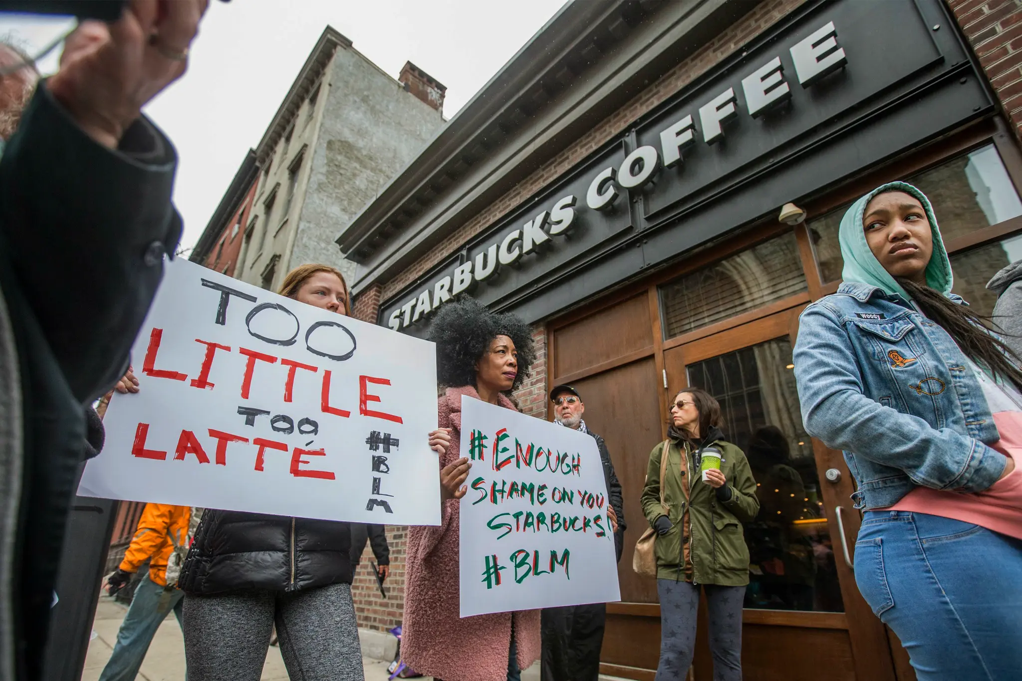 White Starbucks manager wins $25M suit claiming she was fired over her race after arrest of black men