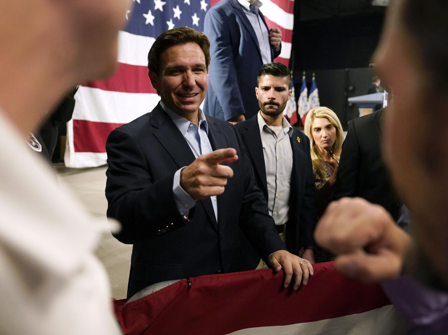 DeSantis plays up his personal side — and swipes at Trump — during campaign blitz across Iowa