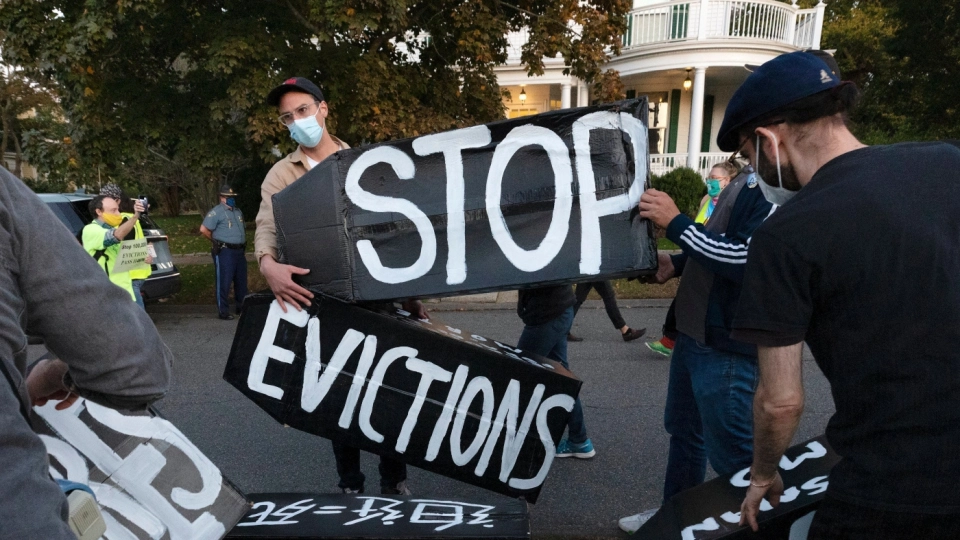 Post-pandemic surge in evictions spotlights unequal housing crisis
