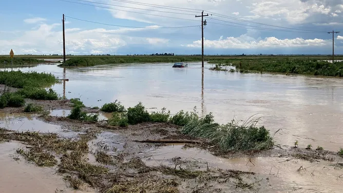 1 killed in Colorado floodwaters after driver ignores road barricades, deputies say