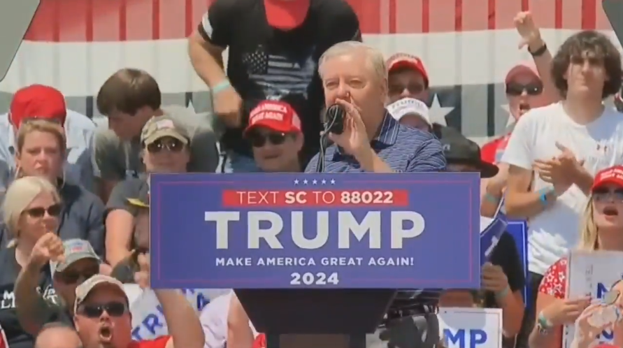 Trump ally Lindsey Graham booed off stage at South Carolina MAGA rally near his hometown