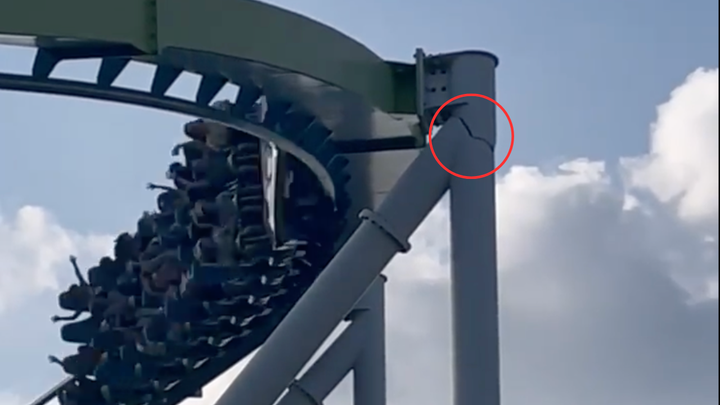 ‘Tallest, fastest’ giga roller coaster in North America temporarily closes after visitor notices scary defect