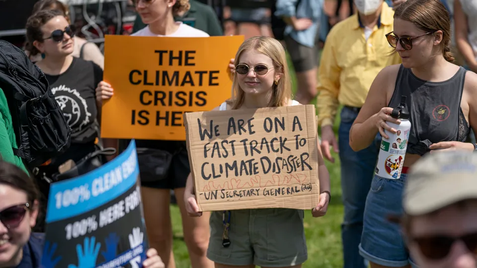 Climate activists call on Biden to take more forceful action