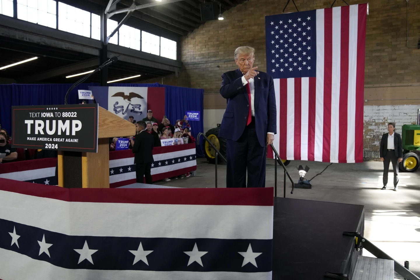 Trump asks Iowans to help him ‘win big’ in 2024 caucuses to set the tone for the general election