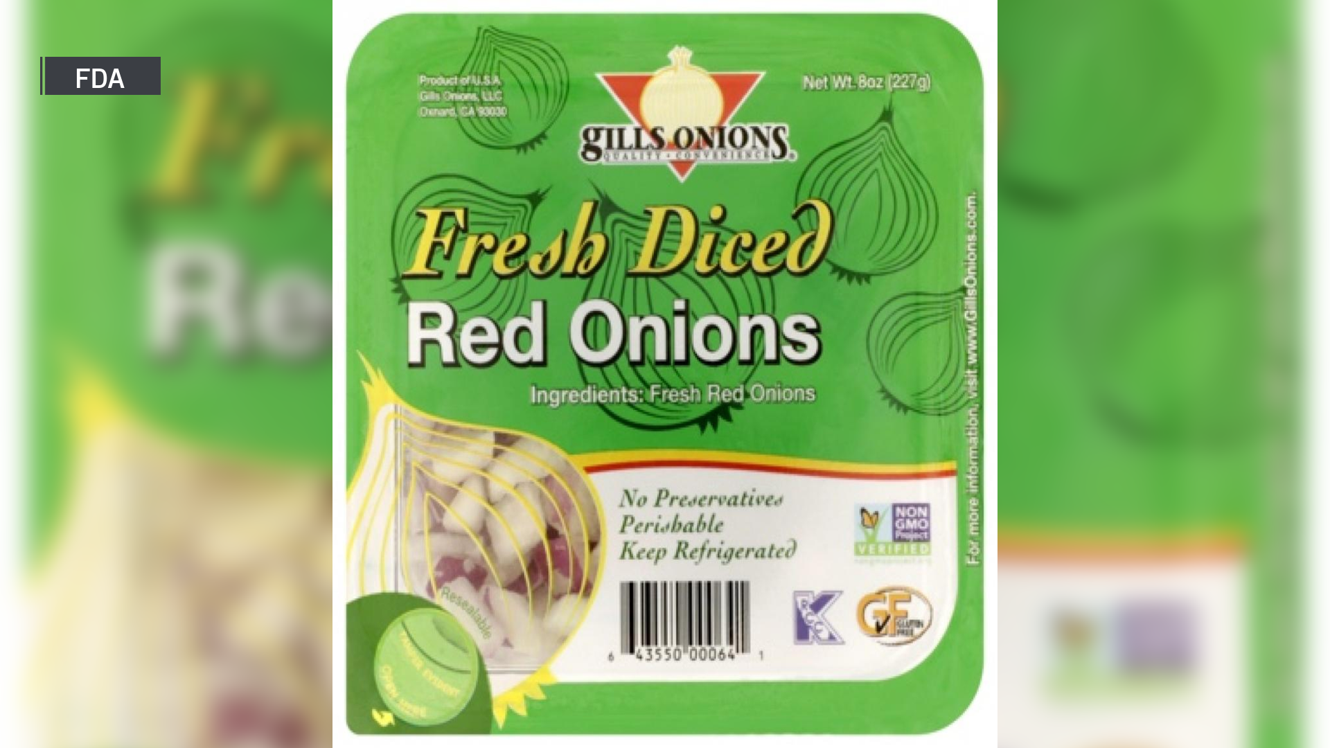 Bagged, precut onions linked to salmonella outbreak that has sickened 73 people in 22 states
