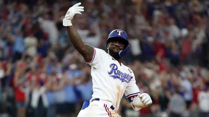 Rangers’ Adolis Garcia blasts walk-off home run in 11th to complete comeback in Game 1 of World Series