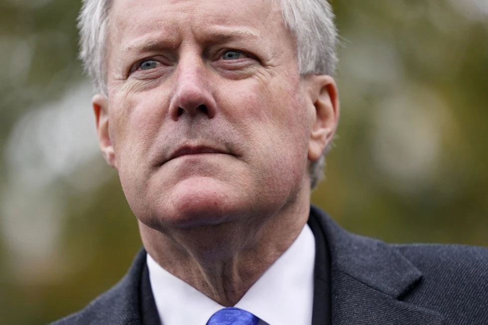 Former White House chief of staff Mark Meadows sued by book publisher for breach of contract