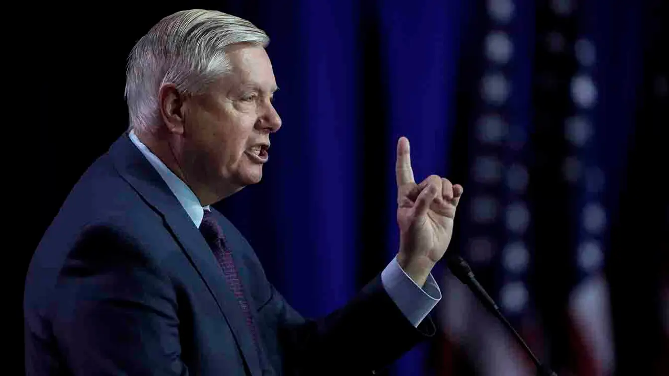 Graham dismisses Liz Cheney’s Trump warning, says ‘world will be truly on fire’ if Biden re-elected