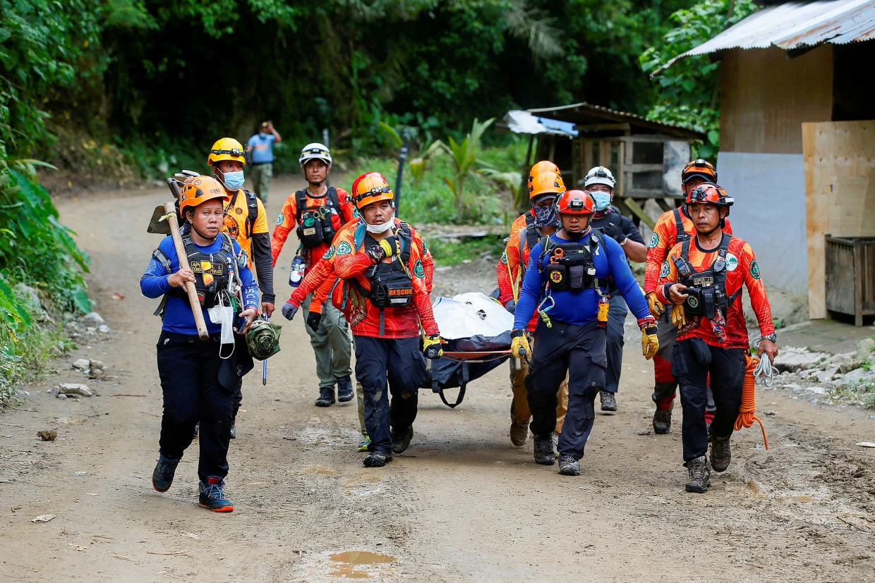 Philippine landslide death toll climbs to 54
