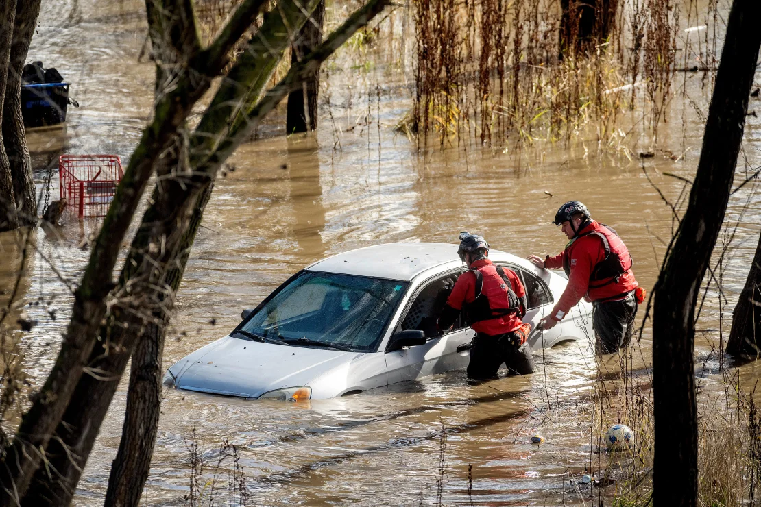More than 800,000 without power in California as intense atmospheric river brings threat of mudslides and flooding