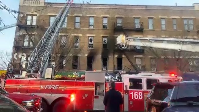 Brooklyn apartment building fire kills 2, displaces dozens, FDNY says