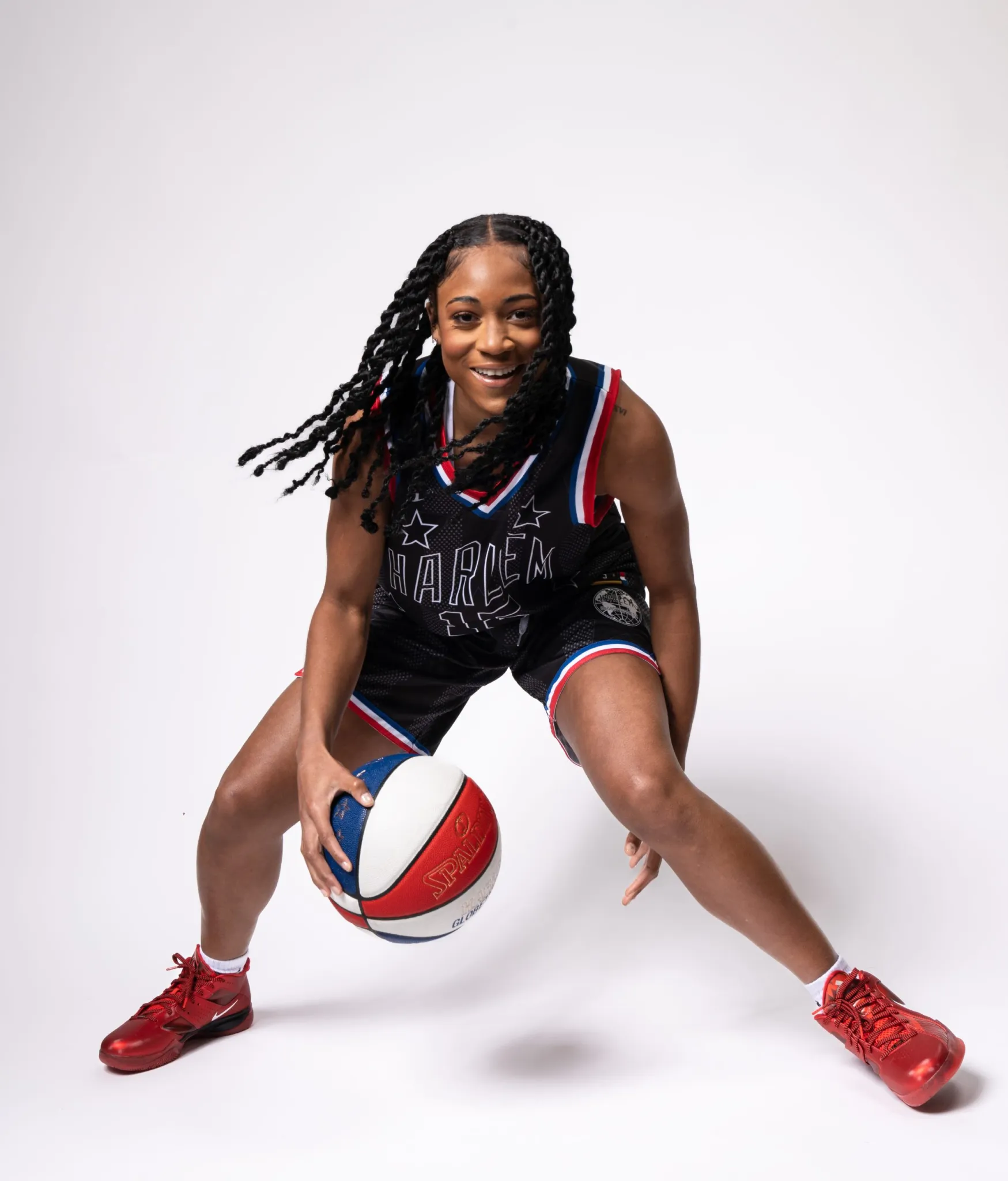 National champion Alexis Morris joins the Harlem Globetrotters