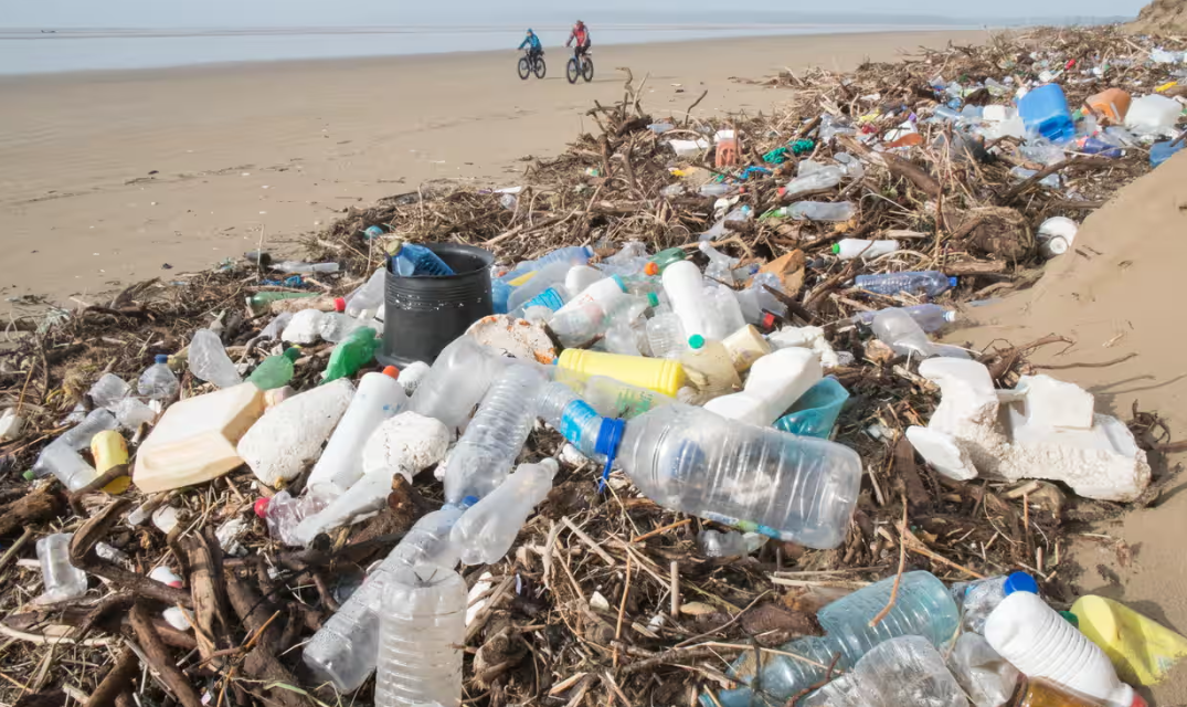 Survey finds that 60 firms are responsible for half of world’s plastic pollution