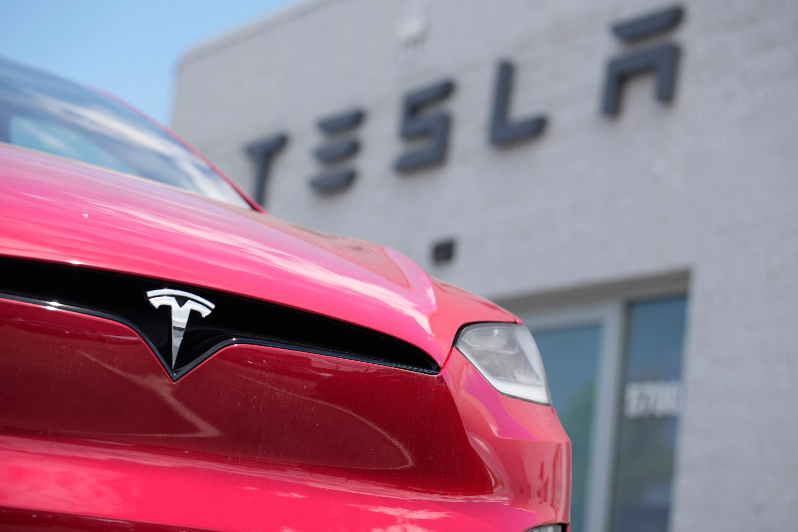 Tesla sees biggest revenue drop since 2012 but company shares still surge