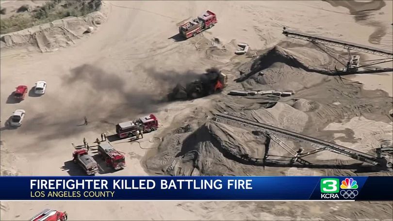 Firefighter killed in explosion while battling fire in Southern California