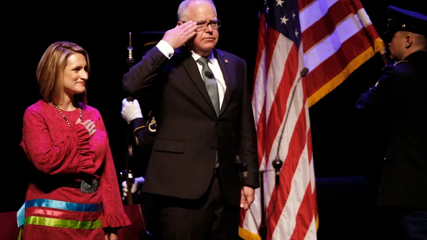 Minnesota would get its first female governor if Walz becomes VP