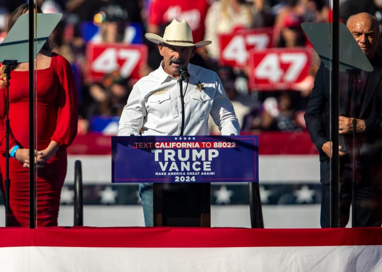 Investigation underway after man tried to enter Trump California rally perimeter with guns in vehicle