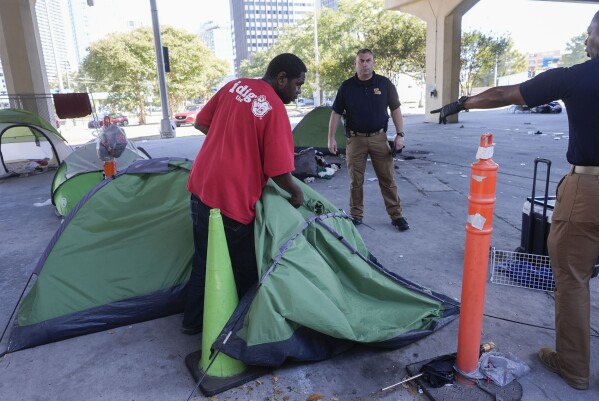 Judge blocks further sweeps of homeless camp in New Orleans ahead of Swift concerts