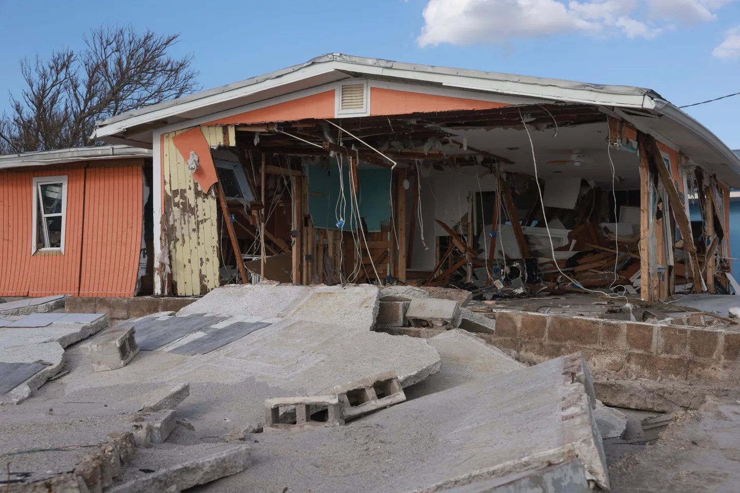 Fema worker fired for telling Milton relief team to skip homes with Trump signs