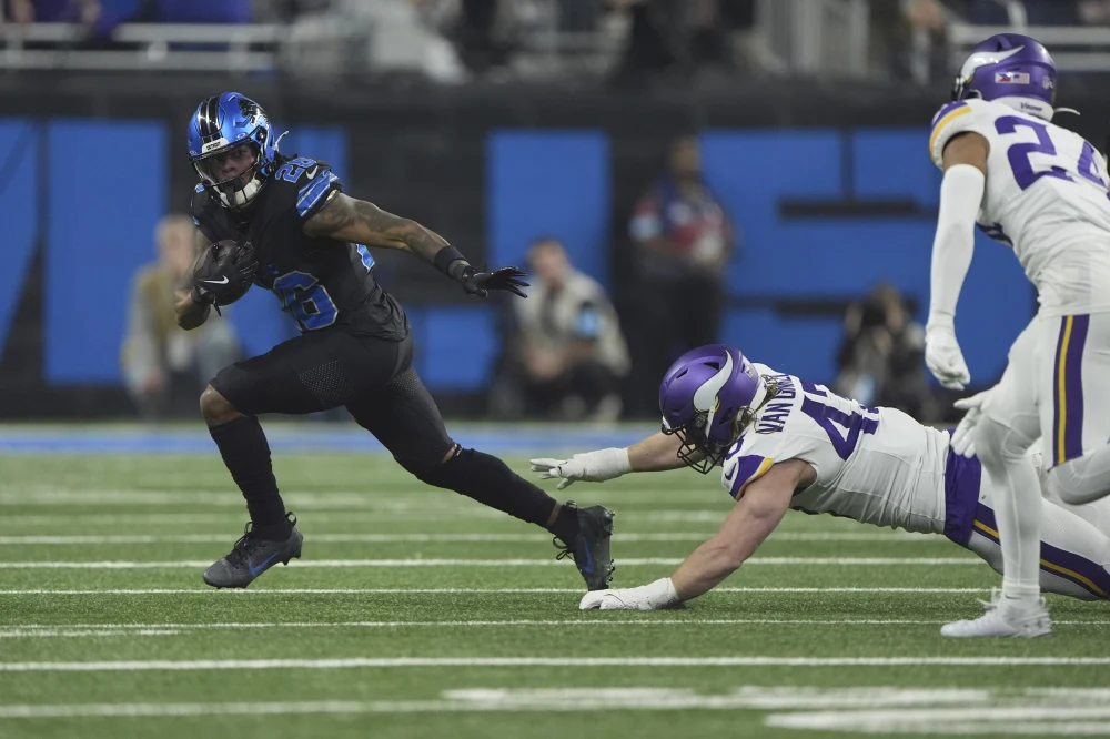 ‘Sunday Night Football’ highlights: Lions defeat Vikings 31-9 to claim NFC’s No. 1 seed