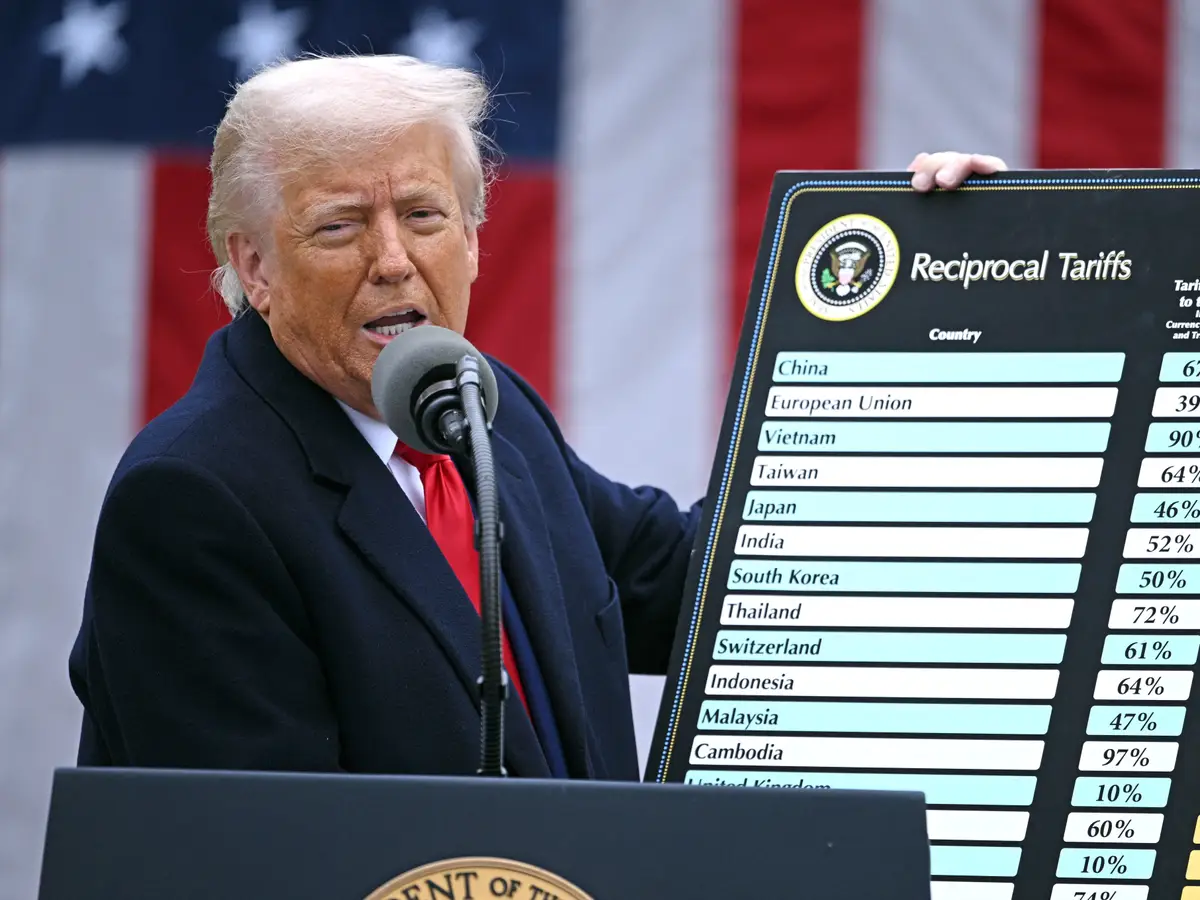 How are small businesses reacting to Trump’s tariffs announcement?