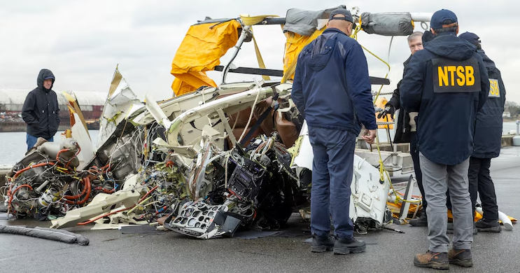 Tourist helicopter that crashed into the Hudson did not have a flight recorder: NTSB