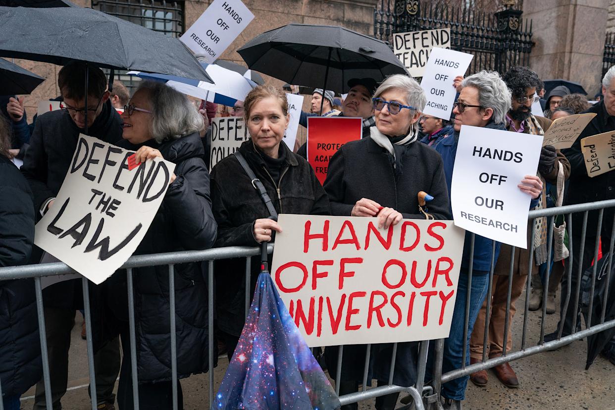 US universities’ faculty unite to defend academic freedom after Trump’s attacks