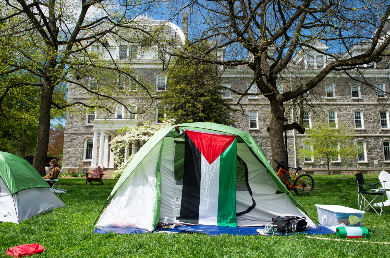Six Swarthmore College students suspended over pro-Palestinian camp