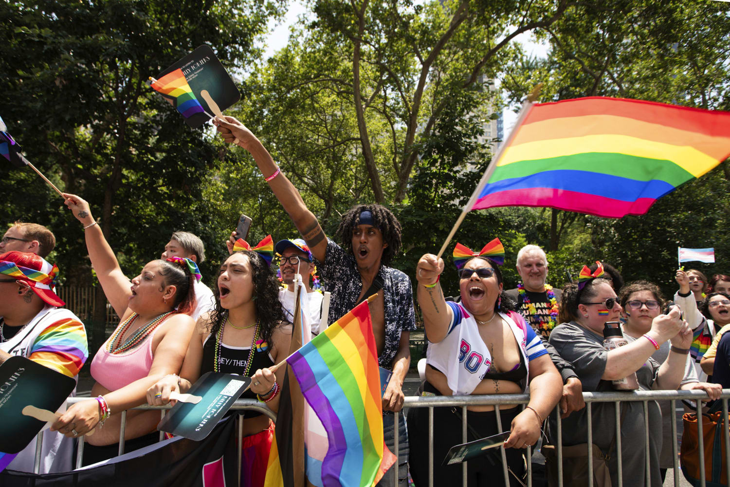 US cities cap Pride Month with a mix of party and protest