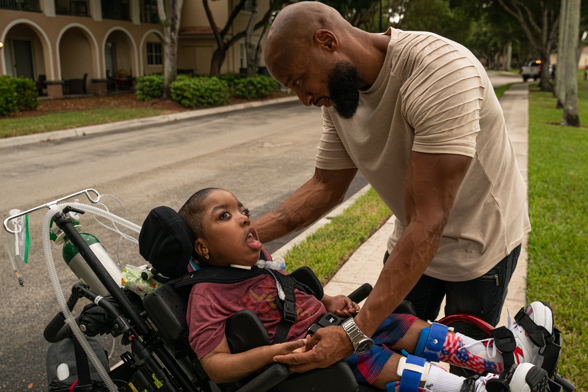 Father who was allowed to stay in US to care for disabled children is at risk of removal, lawyer says