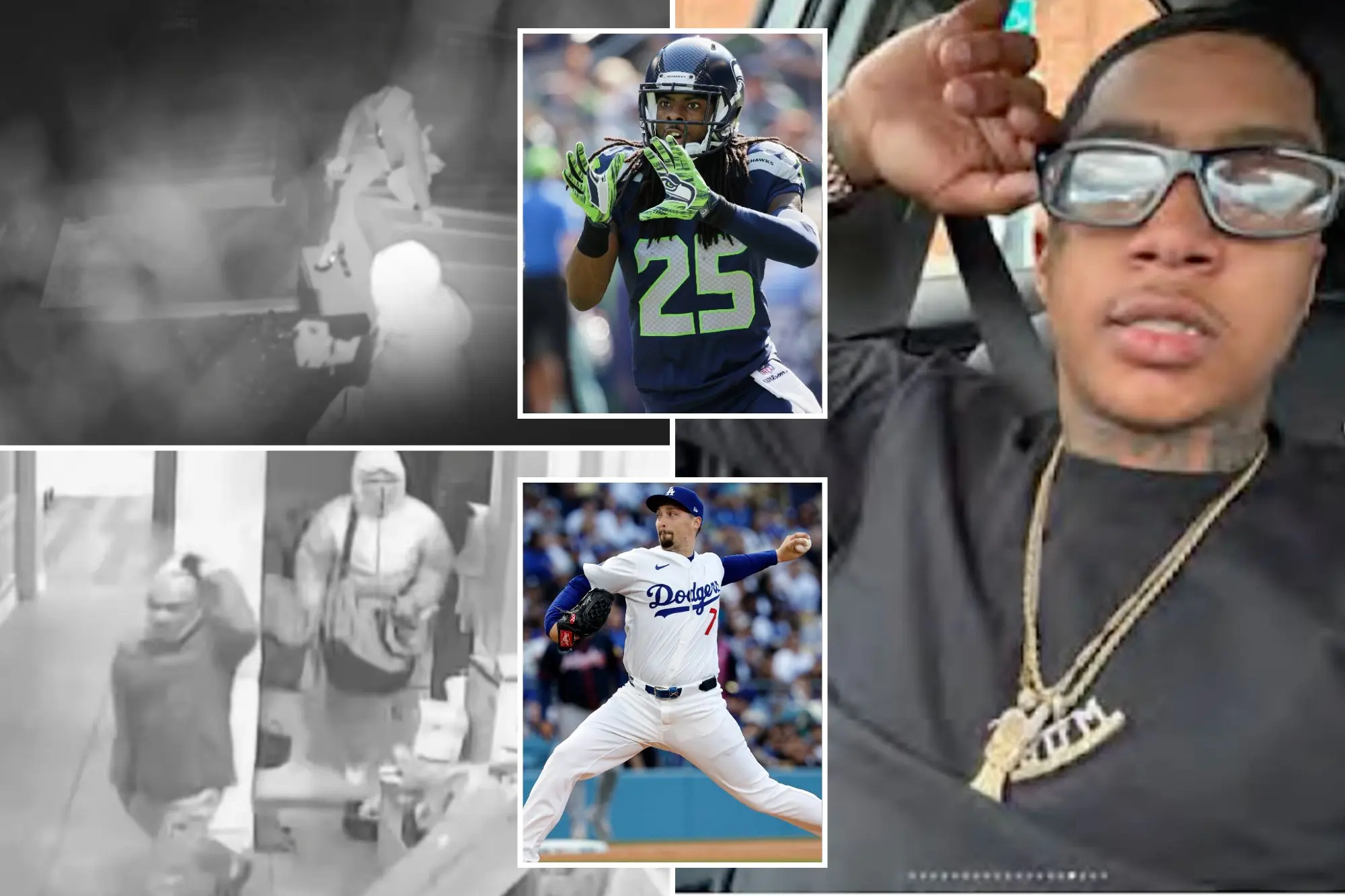 Seattle man charged with string of burglaries at the homes of NFL and MLB stars