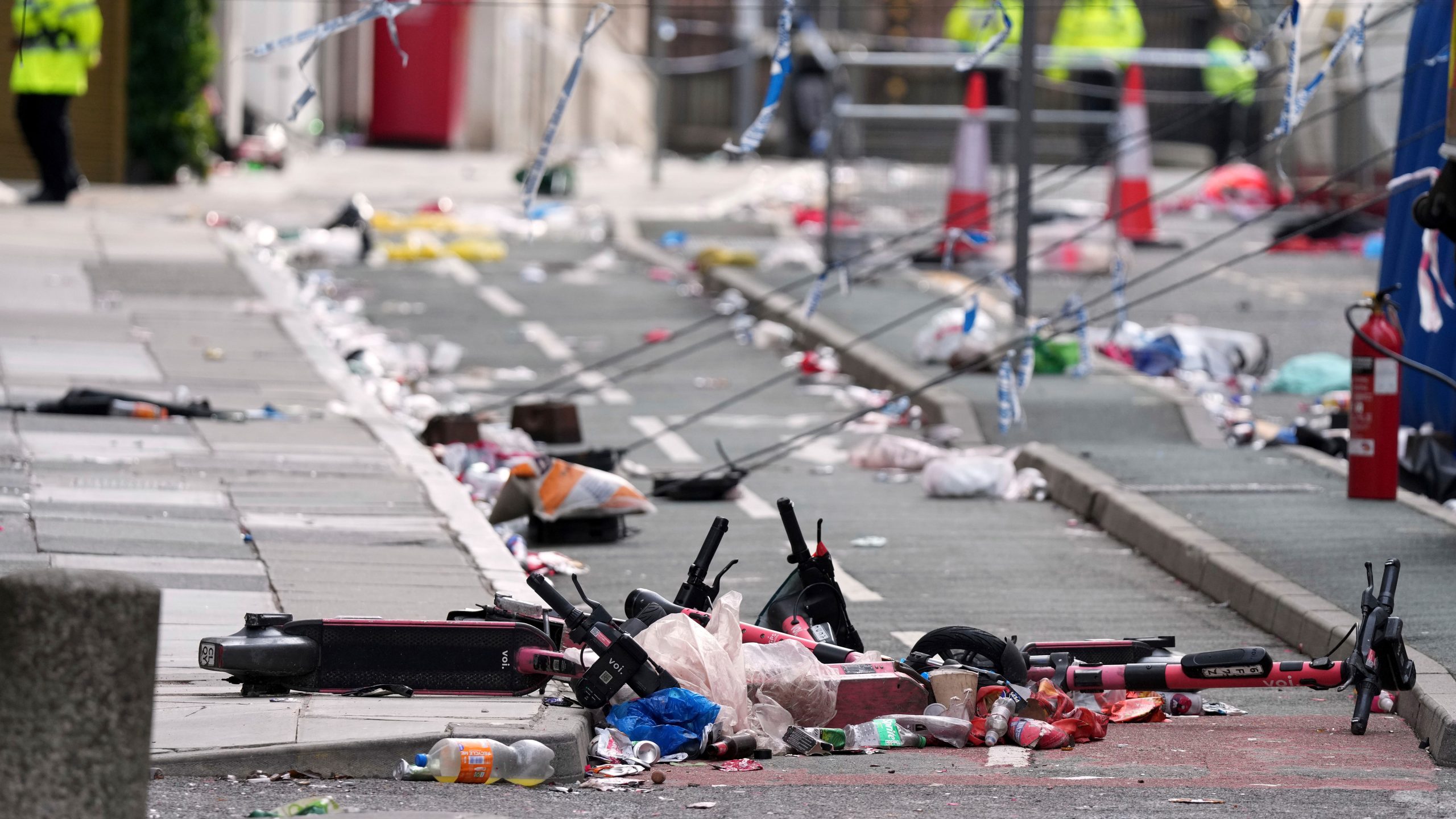 Several injured, including boy, as vehicle strikes crowd in California