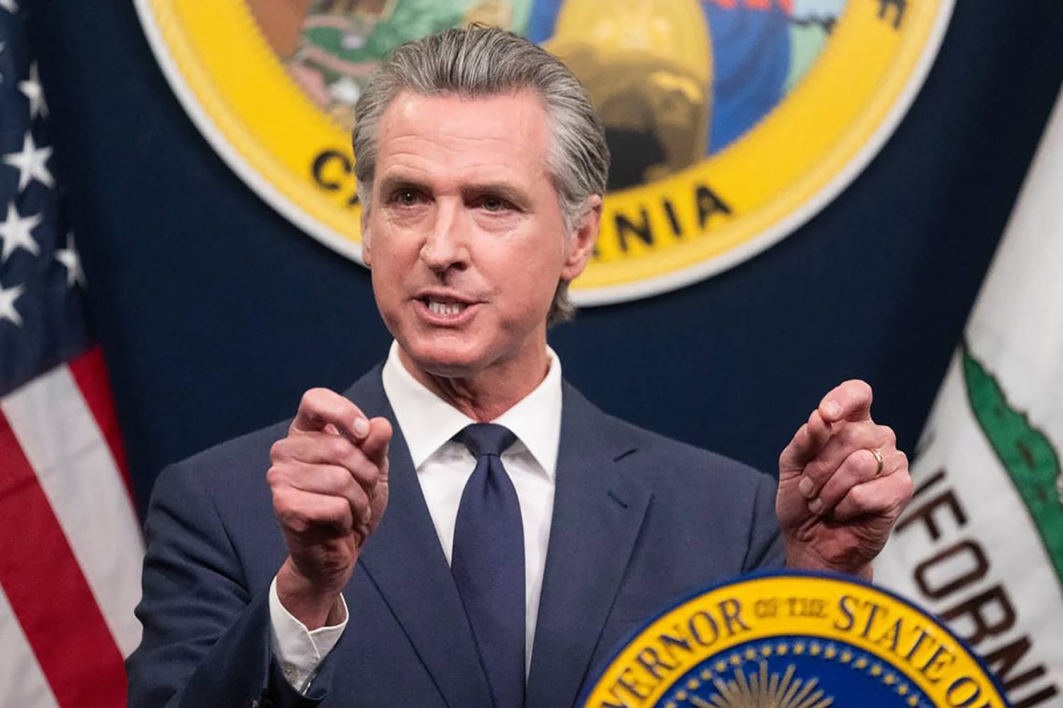 Gavin Newsom warns ‘democracy is under assault’ in speech blasting Trump’s immigration tactics
