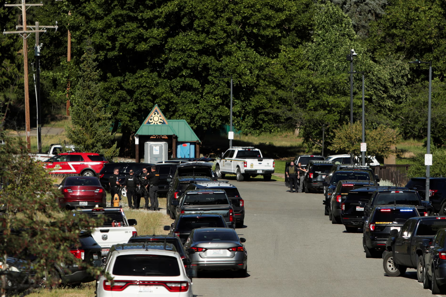 Idaho shooting: two dead after gunman ambushed firefighters responding to blaze