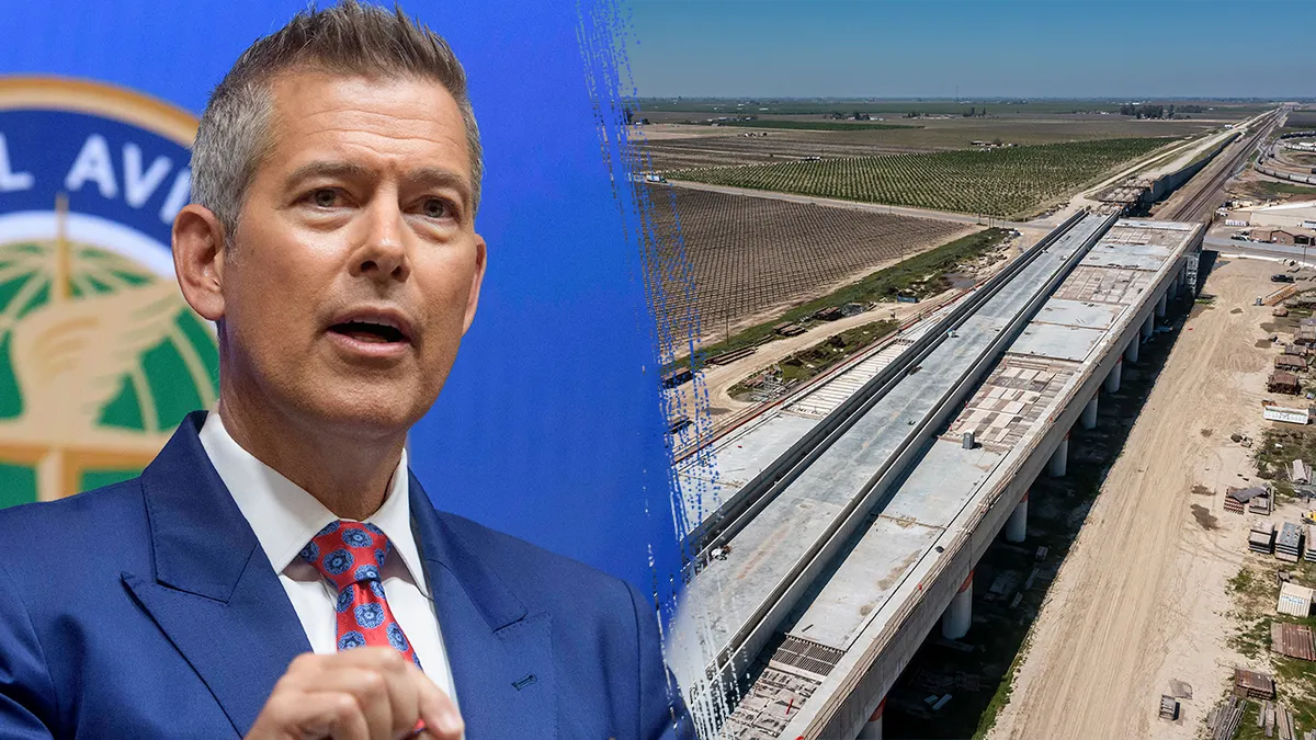 Duffy threatens to pull California’s high speed rail funding