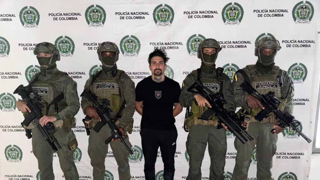 Colombian authorities arrest alleged leader of Italian mafia in Latin America