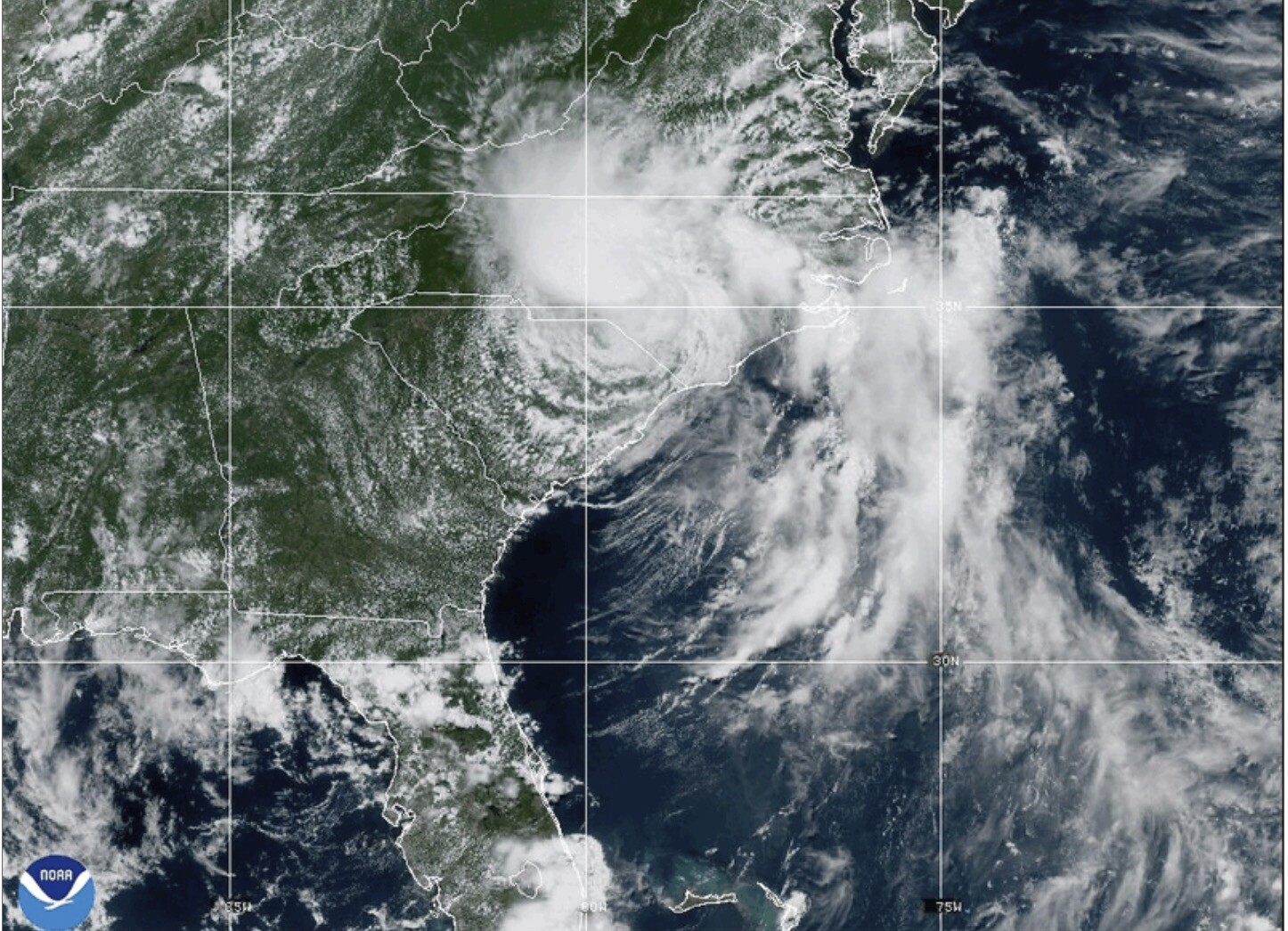 Tropical Storm Chantal downgraded to tropical depression
